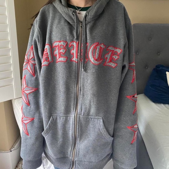 RARE Furious 4 Killer Panda Red Men's DISCONTINUED Hoodie - Picture 3 of 4